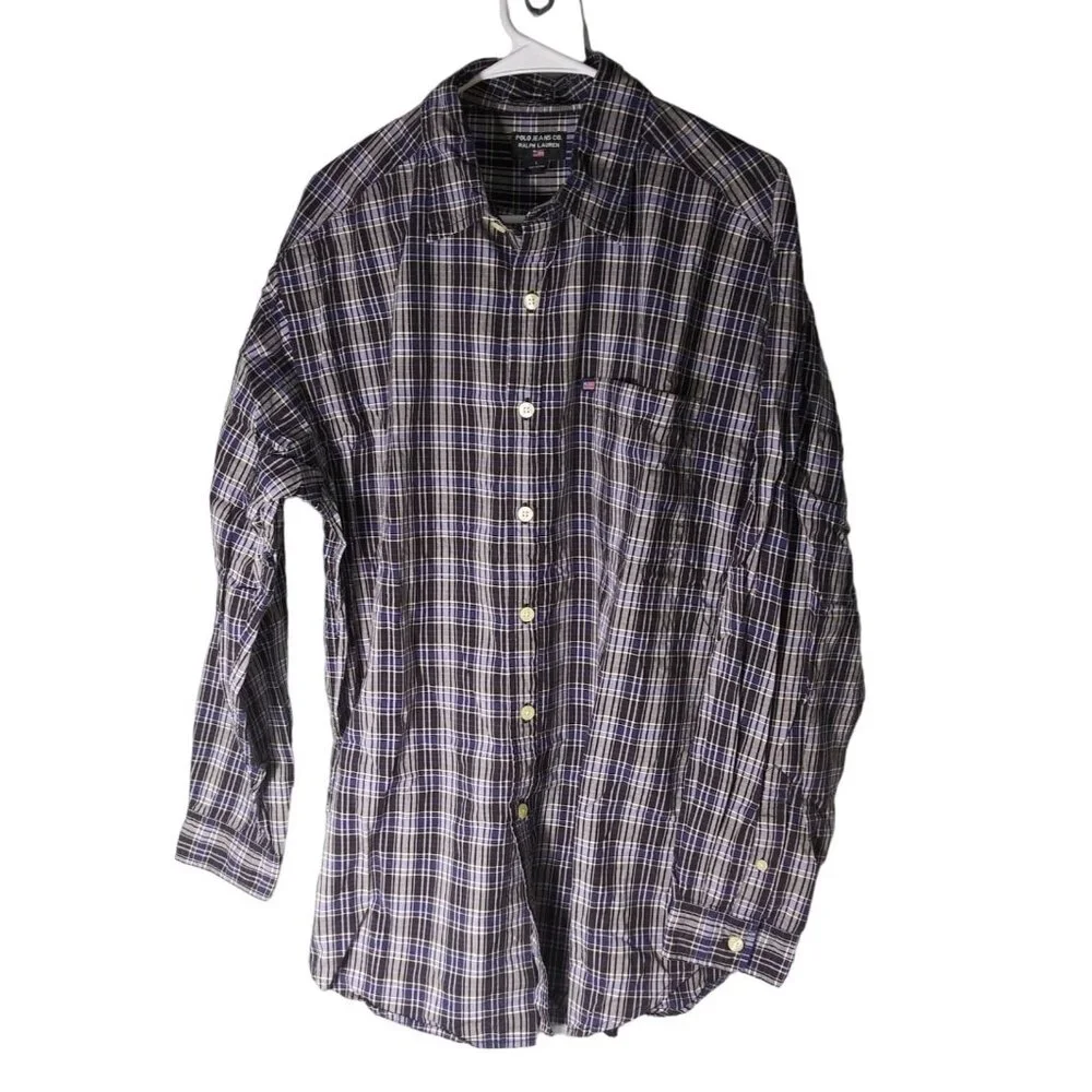 Polo Jeans Co. Men's Long Sleeve Shirt Size L - Picture 1 of 4